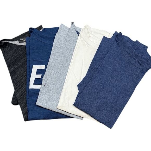 American Eagle J. Crew T-Shirt Bundle of 5 Men's Size Medium - Picture 1 of 7